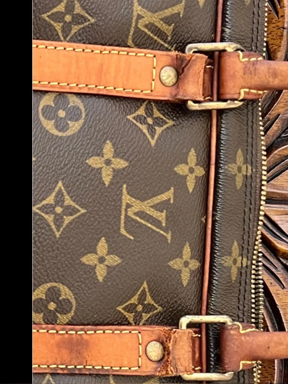 Louis Vuitton Vintage Porte’- Documents Voyage Monogram Needs Repairs